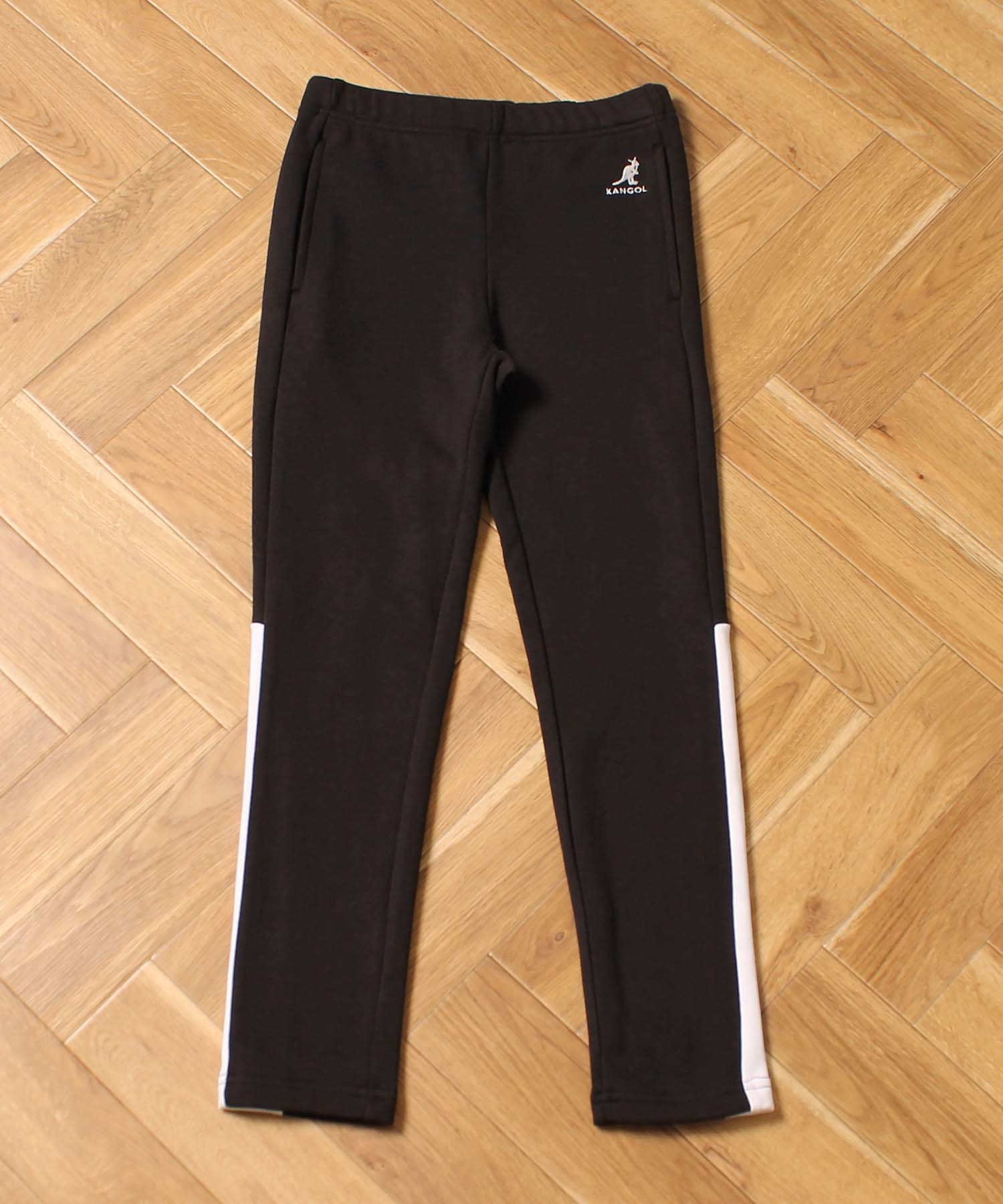 KANGOLKIDS　裏毛　ストレートロングパンツ(00ブラック-１２０ｃｍ-0581034-00-120)