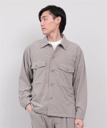 【KETTA】Corduroy CPO Shirts Jacket　コーデュロイCPOシャツジャケット(82ベージュ-Ｌ-0880911-82-032)