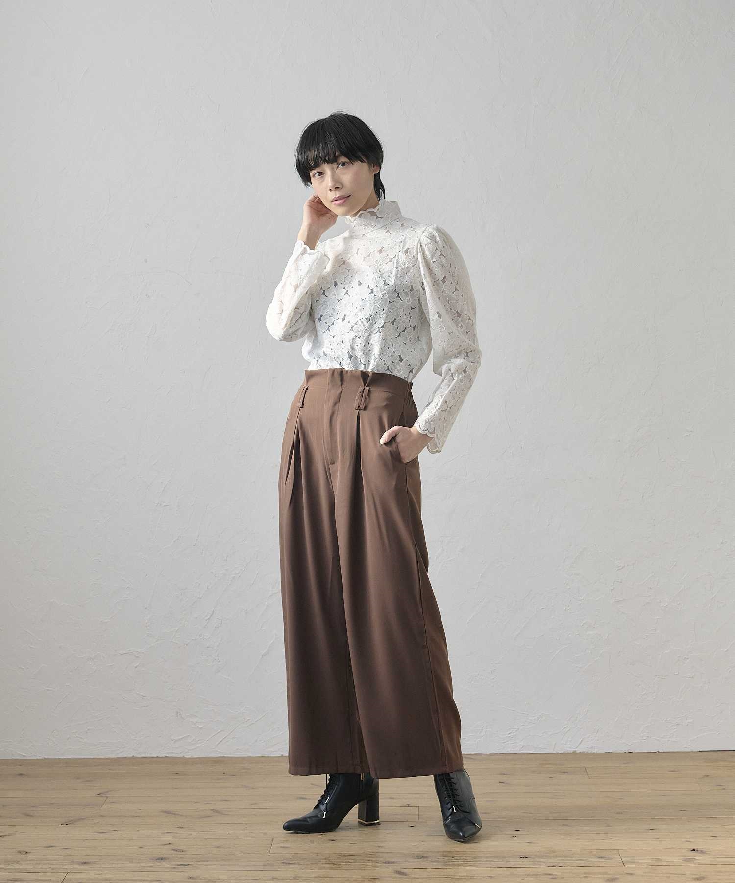 花柄 レース ブラウス | ブラウス | Hi! ONLINE STORE