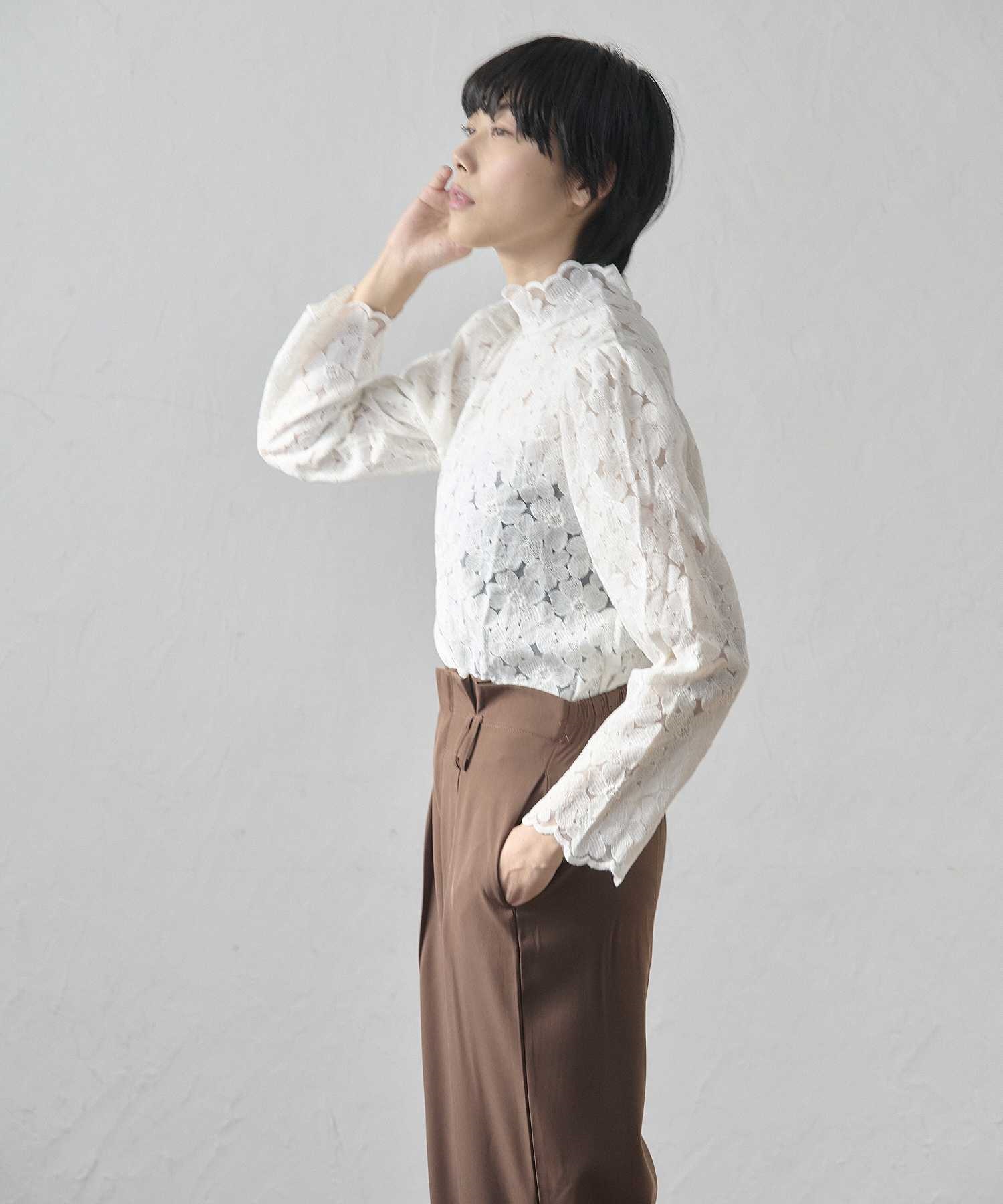 花柄 レース ブラウス | ブラウス | Hi! ONLINE STORE